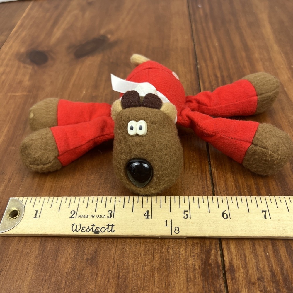 Hallmark Randy Christmas Reindeer‎ Red Stuffed Animal Plush Toy Rodney Friends - Picture 2 of 10